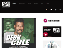 Tablet Screenshot of hot1071.com